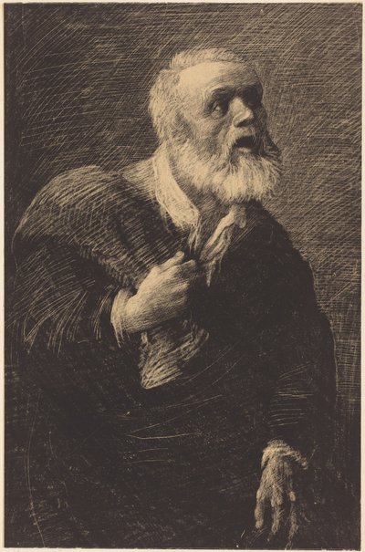 Night Crier by Alphonse Legros