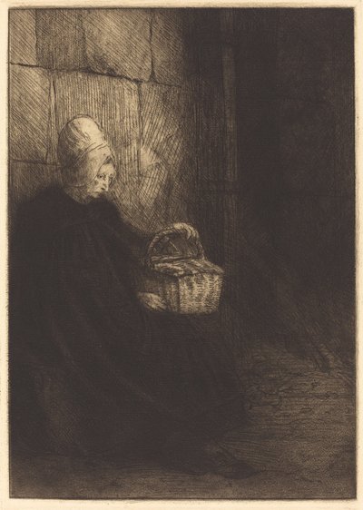 Peasant Woman of Boulogne by Alphonse Legros