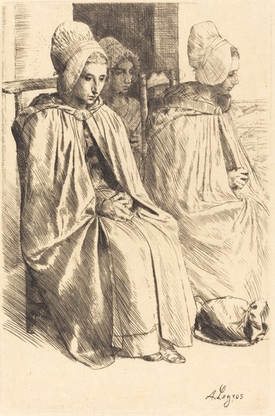 Peasant Women of Boulogne by Alphonse Legros