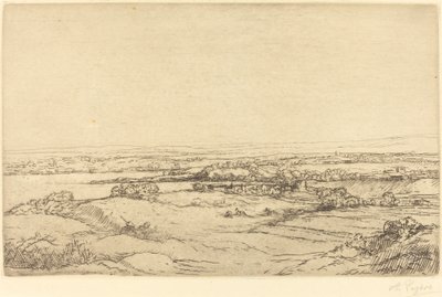 Plain near a Lake by Alphonse Legros