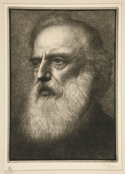 Portrait of the Artist by Alphonse Legros