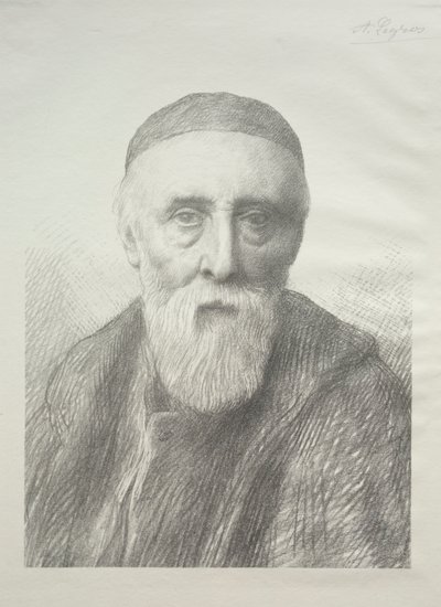 Portrait of George Frederic Watts (2nd Plate) by Alphonse Legros