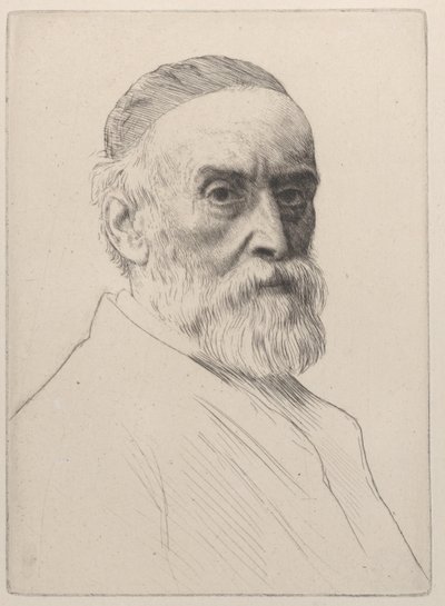 Portrait of George Frederic Watts, 1879 by Alphonse Legros
