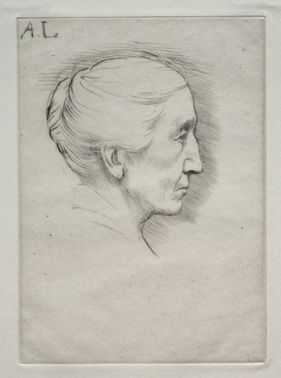 Portrait of Mme. Emily Hughes by Alphonse Legros