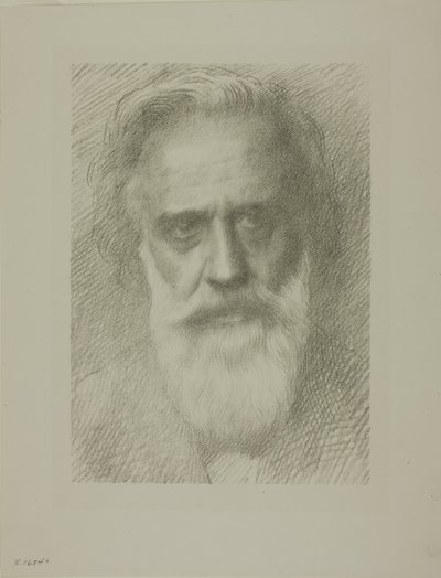 Portrait of the Artist, Eighth Plate by Alphonse Legros
