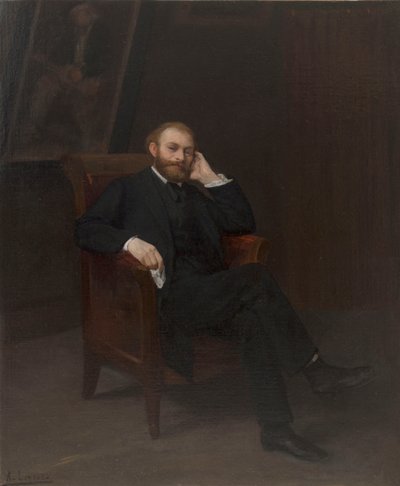 Portrait of the artist Édouard Manet 1832-1883, 1863 by Alphonse Legros