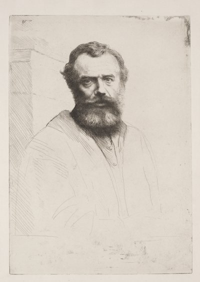 Self-Portrait (Third Plate) by Alphonse Legros