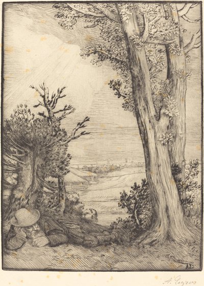 Siesta in the Country by Alphonse Legros