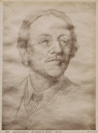 Sir Francis Seymour Haden Junior by Alphonse Legros