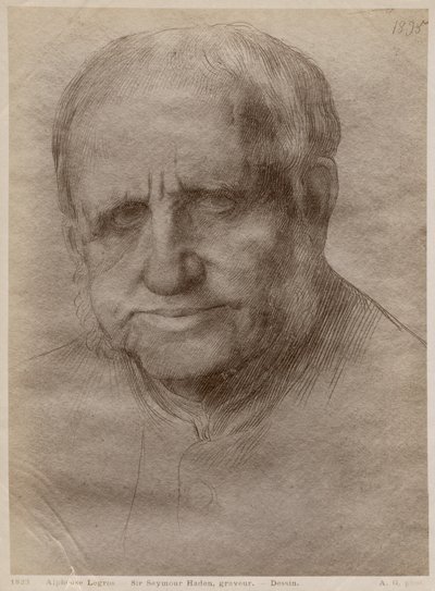 Sir Francis Seymour Haden, etcher, 1895 by Alphonse Legros