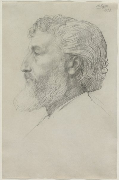 Sir Frederick Leighton by Alphonse Legros