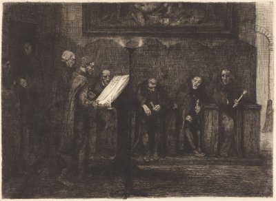 Spanish Singers by Alphonse Legros