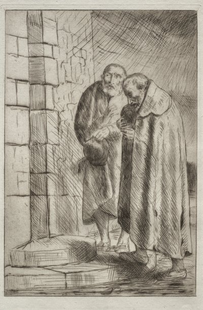 St. Peter and St. Paul at the Gate of Mr. Richard by Alphonse Legros