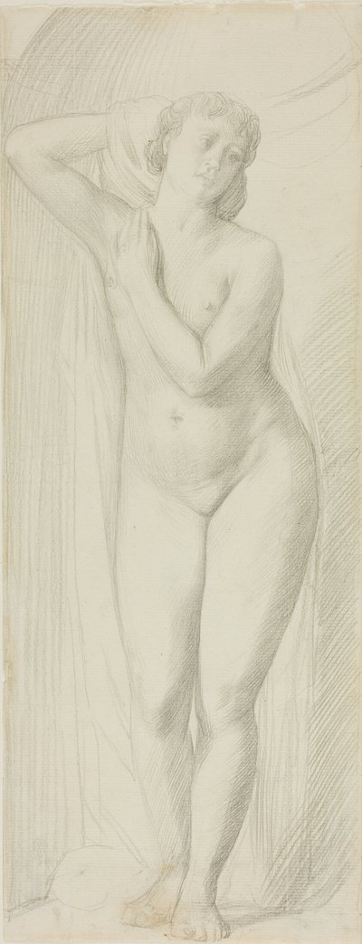 Standing Female Nude by Alphonse Legros