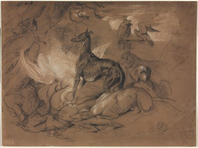 Studies of Animals by Alphonse Legros