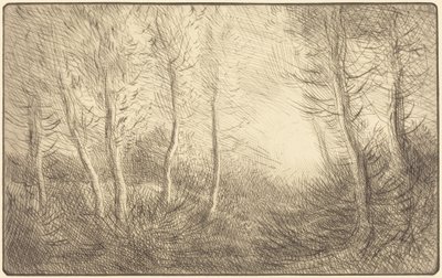 Sunrise, Woods of Clamard by Alphonse Legros
