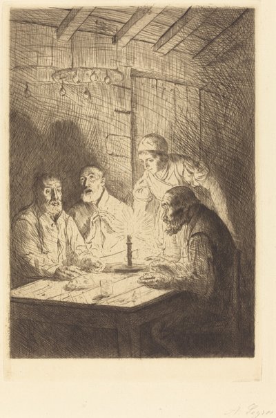 Supper of the Poor by Alphonse Legros