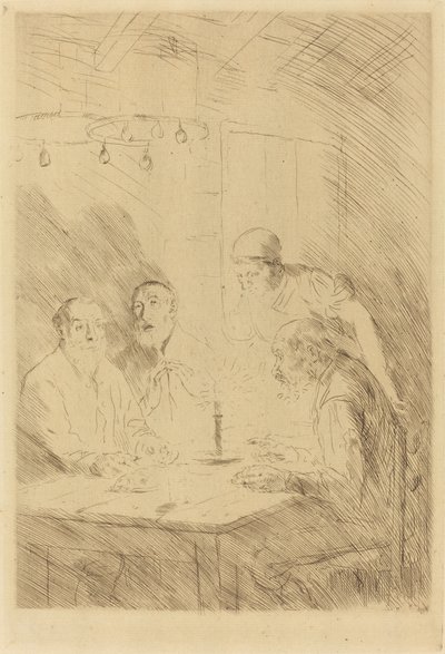 Supper of the Poor by Alphonse Legros