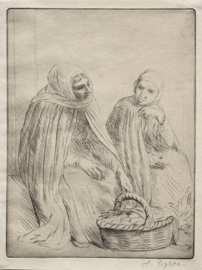 The Egg Merchants (1st Plate) by Alphonse Legros