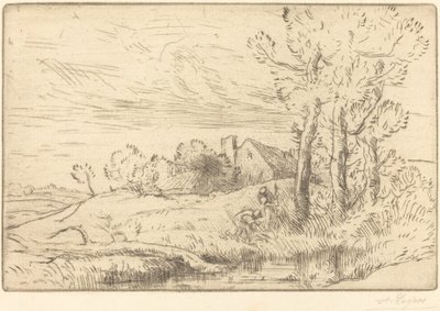 The House of the Well by Alphonse Legros