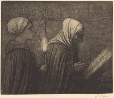 The Manger by Alphonse Legros