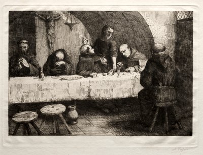 The Refectory by Alphonse Legros