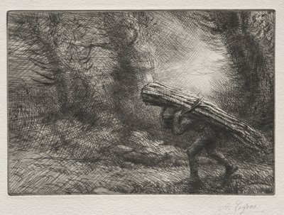 The Return to the Cottage by Alphonse Legros