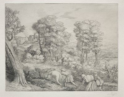 The Return to the Farm by Alphonse Legros