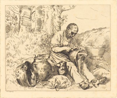 The Tinker by Alphonse Legros