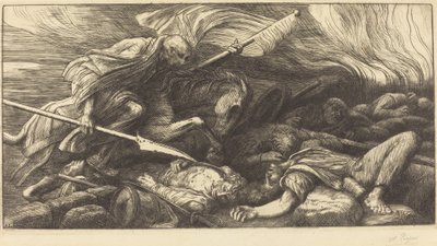 The Triumph of Death: After the Battle by Alphonse Legros