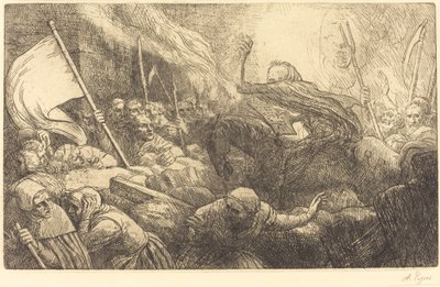 The Triumph of Death: Proclamation by Alphonse Legros