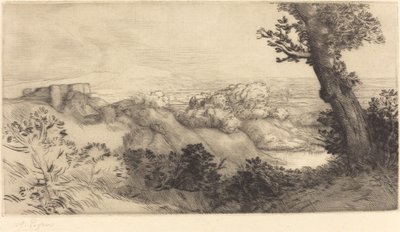 Top of the Hill by Alphonse Legros