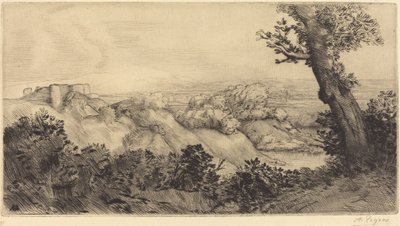 Top of the Hill by Alphonse Legros