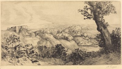 Top of the Hill by Alphonse Legros