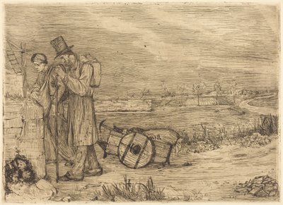 Vagabonds of Montrouge by Alphonse Legros