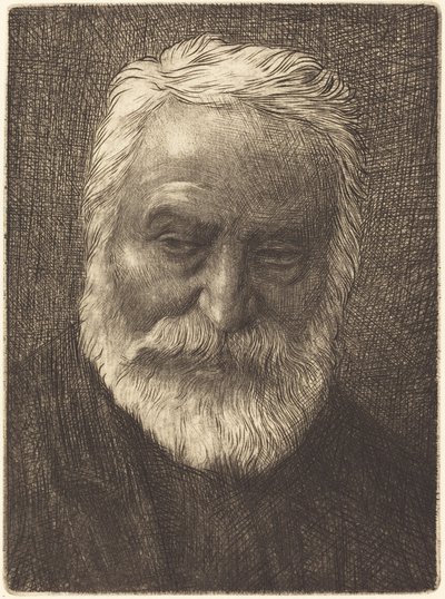 Victor Hugo, 2nd plate by Alphonse Legros