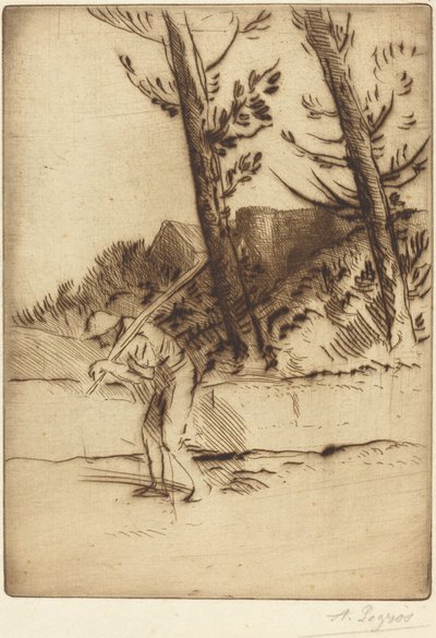 View of a Farm by Alphonse Legros