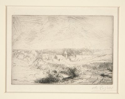 Village of Wimille near Boulogne by Alphonse Legros