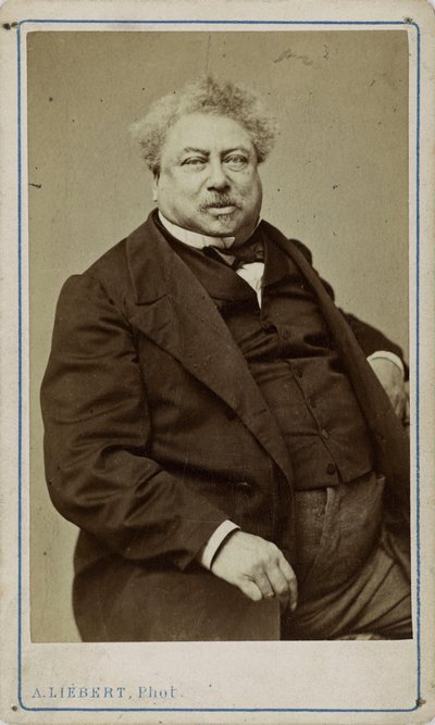 The Author Alexandre Dumas Père, 1870 by Alphonse Liebert