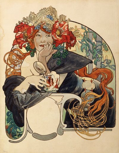 Biere de la Meuse by Alphonse Mucha