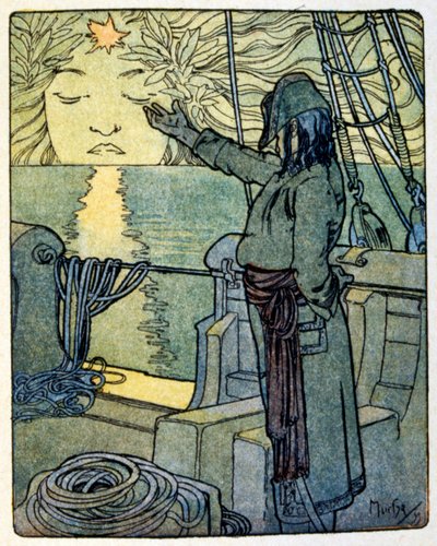 Illustration by Alphonse Mucha for the book 