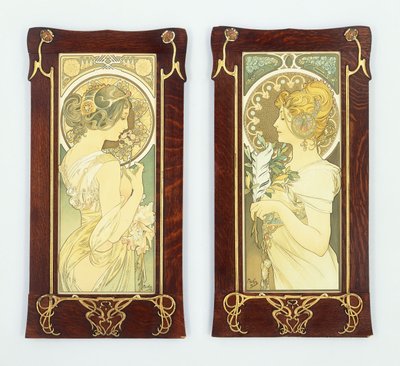 The Primrose and the Quill by Alphonse Mucha