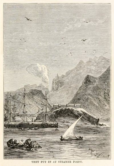 They put in at Steamer Point, from 