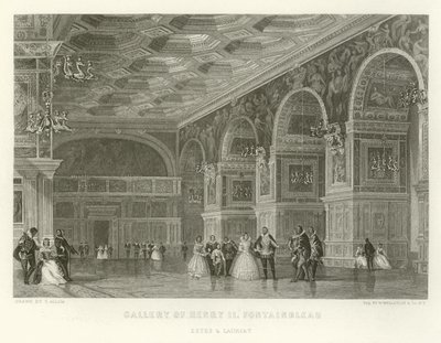 Gallery of Henry II, Fontainbleau by Alphonse Marie de Neuville