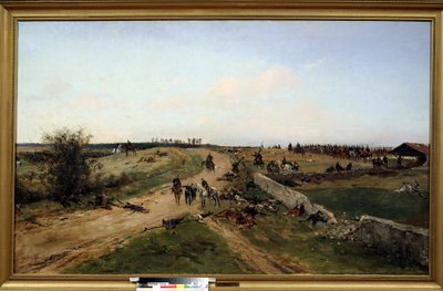 Scene from the Franco-Prussian War by Alphonse Marie de Neuville