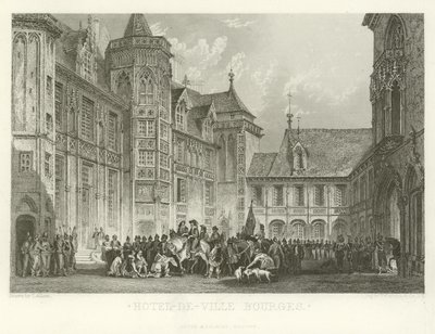 Hotel-de-Ville Bourges by Alphonse Marie de Neuville