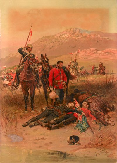 Last Sleep of the Brave, Isandlwana, Zulu War by Alphonse Marie de Neuville