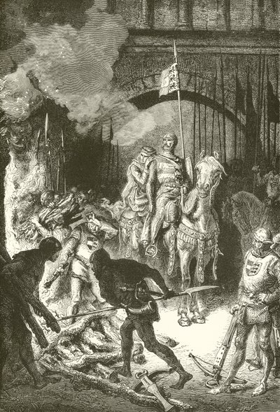 The Cid ordering the execution of Ahmed by Alphonse Marie de Neuville