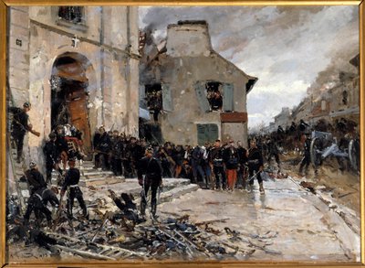 The Battle of Bourget, 30 October 1870 by Alphonse Marie de Neuville