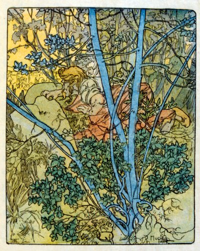 Illustration by Alphonse Mucha from 